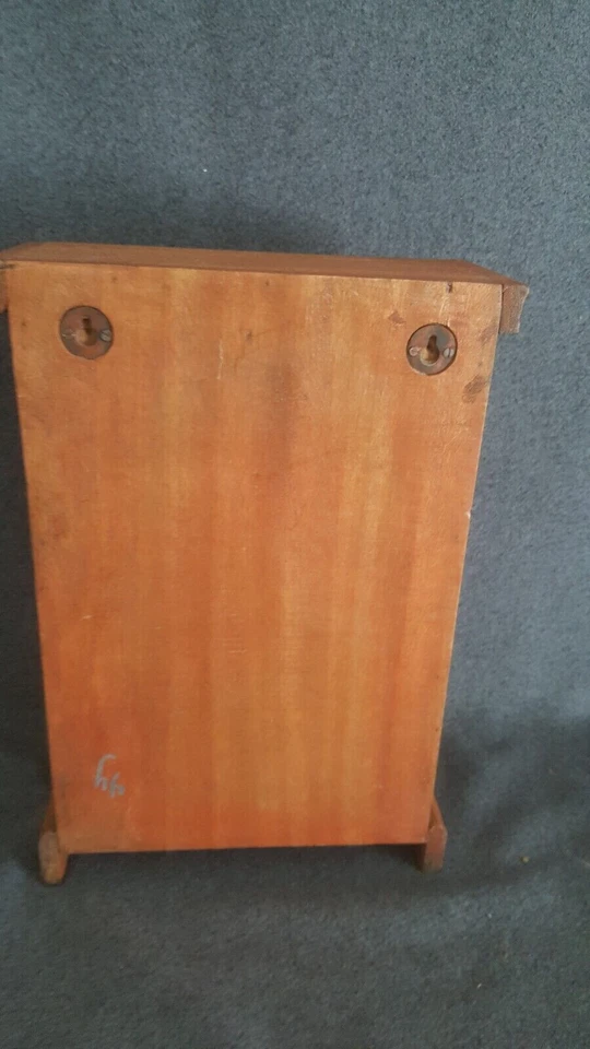 Ganchos de caja de almacenamiento vintage de madera para montaje en pared Foto 3 de 4