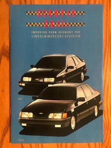 1988 Scorpio and XR4Ti sales brochure - Imported from Germany as Merkur by FMC