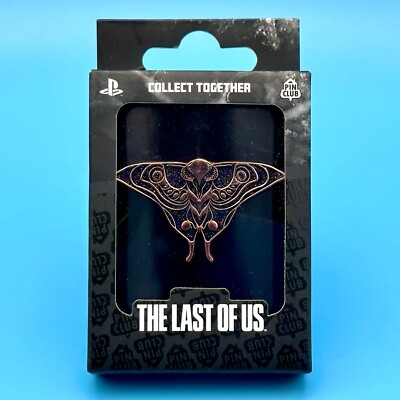 PIN CLUB PlayStation Last of Us II Ellie Moth Enamel Figure Pin 2'' Official Sony