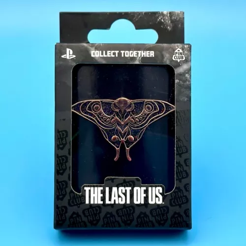 PIN CLUB PlayStation Last of Us II Ellie Moth Enamel Figure Pin 2" Official Sony