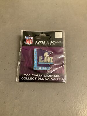 NEW Superbowl LII State of Minnesota Lapel Pin Patriots vs Eagles NFL