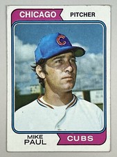 1974 Topps #399 Mike Paul Chicago Cubs