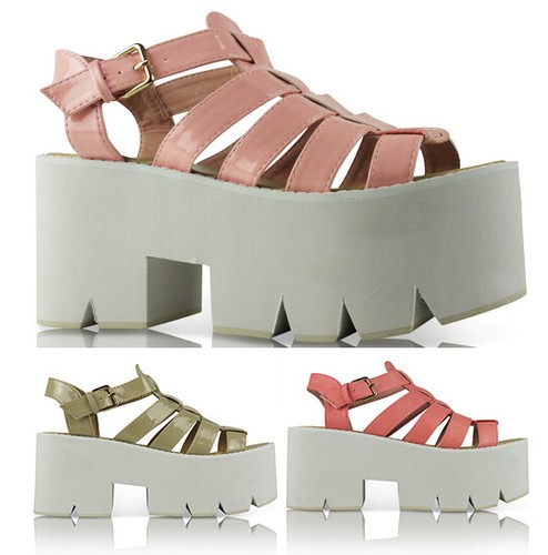 cleated platform shoes