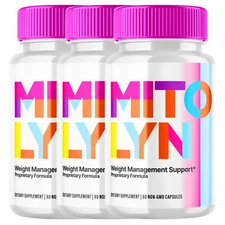 (3 Pack) Mitolyn Advanced Weight Loss Support Mito Lyn Maximum Strength 180ct