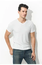 New Mens Short Sleeve T-Shirt Base Layer Summer Comfortable Breathable Versatile