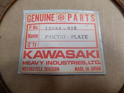 NEW OEM KAWASAKI CLUTCH FRICTION PLATE / 13088-028 / H2 | eBay