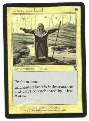 CONSECRATE LAND – FOIL – MTG – MAGIC - Time Spiral Shifted / Spirale temporelle - Photo 1/2