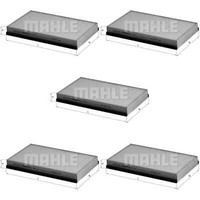 5X Mahle / Knecht Innenraumfilter Innenraumluft Pollenfilter LA 183