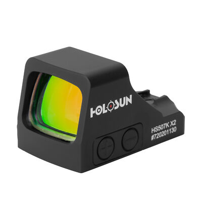 Holosun HS507K X2 Red Dot Open Reflex Sight 2 MOA Dot & 32 MOA Circle