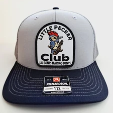 Little Pecker Club Patch Richardson 112 Mesh Snapback  Cap Hat 