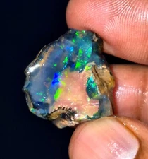 Natural Ethiopian Fire Opal Rough Luxury Fire Opal Top Grade Rainbow Fire Opal,