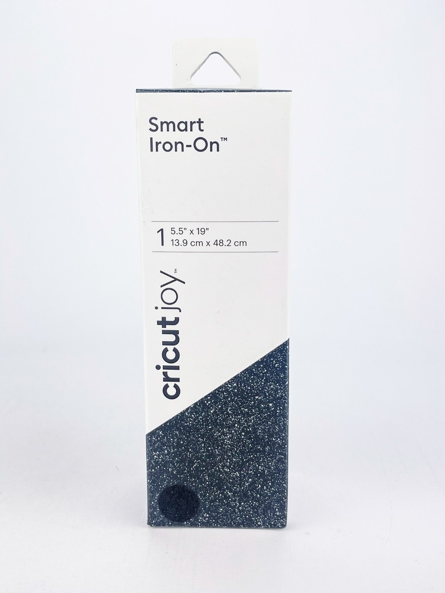 Cricut Smart Iron-On Glitter Vinyl – 1 Rolle, 33 Cm X 2,7 M, Silber, Für Cricut Maker 3 & Explore 3