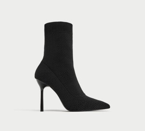 zara stretch ankle boots