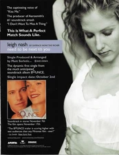 Sixpence None the Richer LEIGH NASH Rare 2000 PROMO TRADE AD Poster 4 Bounce CD