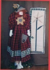 Daffodil 23" Cloth Primitive Sunflower Folk Doll Vintage Pattern Folk Art