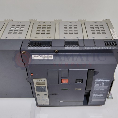 Disyuntor de aire Schneider Electric NW63H1 reacondicionado 6300A 3P, tipo fijo - Imagen 8 de 18