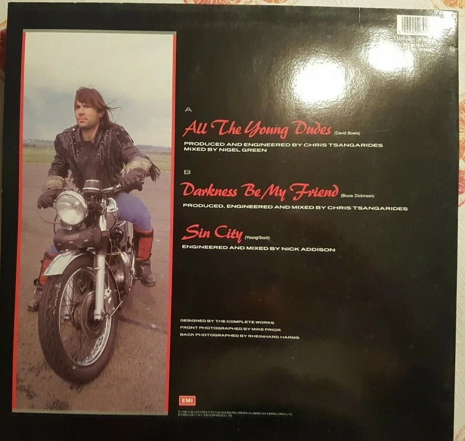 BRUCE DICKINSON "ALL THE YOUNG DUDES" - FOC 12" MAXI SINGLE - IRON MAIDEN - Bild 3 von 4