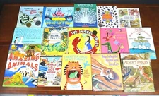 Lot 15 ANIMAL THEME Picture Books EXTREME ANIMALS Facts Fables Stories Record L2