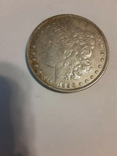 1896 Morgan Silver Dollar F / VF - See Picture #729A