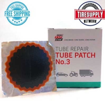 No.3 Rema Tip Top Tube Patch Repair (2'', 51mm) Round (30 per Box) Auto Moto