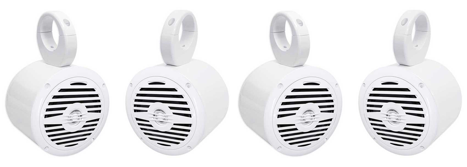 4 Колонки Rockville MS525W 525 мощностью 800 Вт для морской лодки и вейкборда-Белый