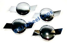 Bowtie Smooth Chrome Knock-off Spinners For Lowrider Wire Wheels