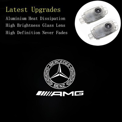 For Benz CL S 2x LED Car Door Ghost Light Mercedes Courtesy Shadow Projector