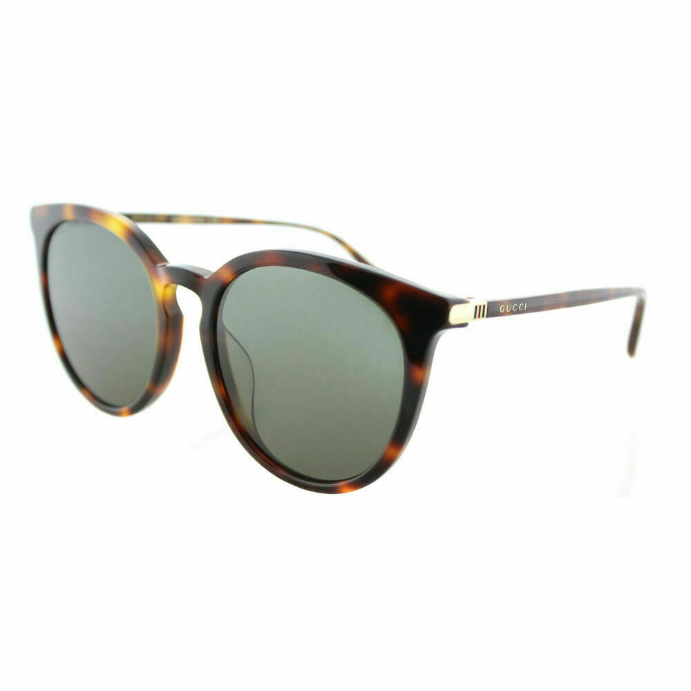Gucci Sunglasses GG0064SK 005 Havana Plastic Round Sunglasses
