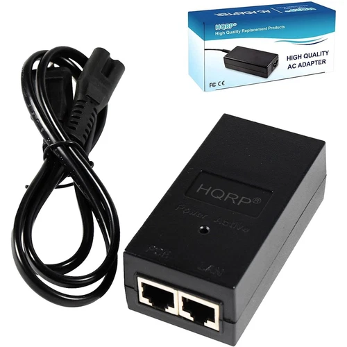 Iniettore POE/Power Over Ethernet 55V 30W 10/100/1000Mbps Standard IEEE802.3AT