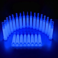 Power-Knicklicht. 4" - 25er Bulkpack  Blau (L&auml;nge 10cm Durchmesser ca.1,5 cm)