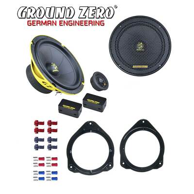 Ground Zero Auto SPL Lautsprecher System 16,5cm für Audi A1 (8X) ab 2010