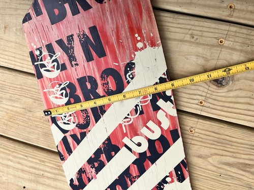 BUSTIN BROOKLYN Skateboard 40x 9 inch Longboard 100% Canadian Maple Made In USA - Picture 9 of 16