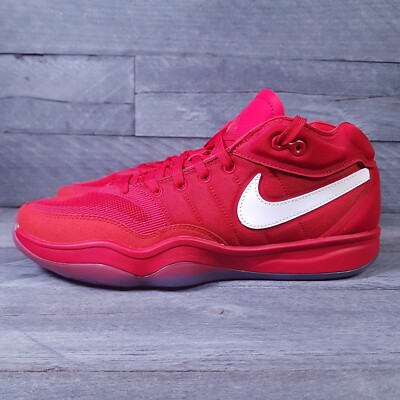 NIKE Air Zoom GT Hustle 2 TB Promo Basketball Shoes Mens 12 Triple Red White
