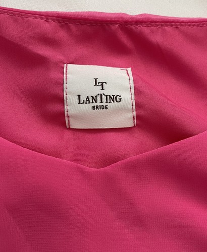 NWT LanTing Bride Blouse Hot Pink Women’s Size 6 Lined Sleeveless Pullover - Picture 9 of 14