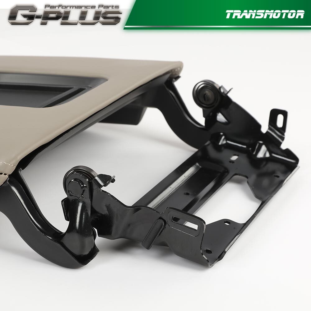 Leather Center Console Armrest Lid Brown Fit For 15-19 Tahoe