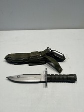 USA M9 PHROBIS III Military Fixed Blade with Scabbard Case #15