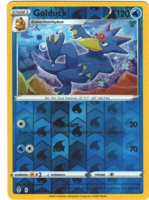 Golduck 25/203 Evolving Skies Reverse Holo Uncommon Pokemon Card Pokémon TCG 025
