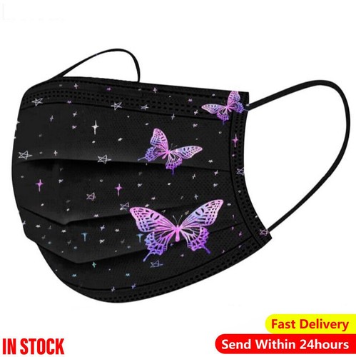 Ladies Breathable Face Masks Protective Covering Face Covering - Butterfly Mask - Picture 3 of 4