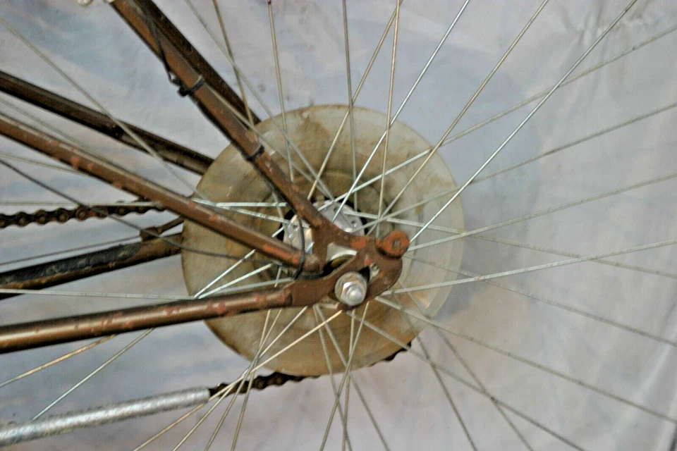 1974 Manta Винтажный Туристический Велосипед 50 см Маленький StepThru Рифленая Сталь XX - Изображение 4 из 4