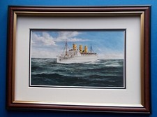 FRAMED SHIPPING PRINT  EMPRESS OF SCOTLAND