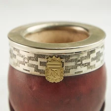 Taza/Mate Imperial Gourd AFA High Quality + Straw