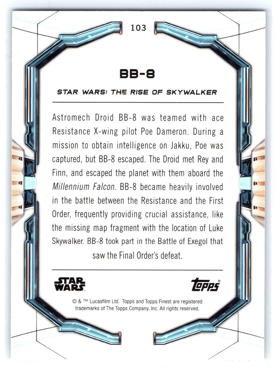 Topps - スケッチカード  Topps Finest Star Wars BB-8 Topps - スケッチカード Topps Finest Star Wars BB-8 Star Wars