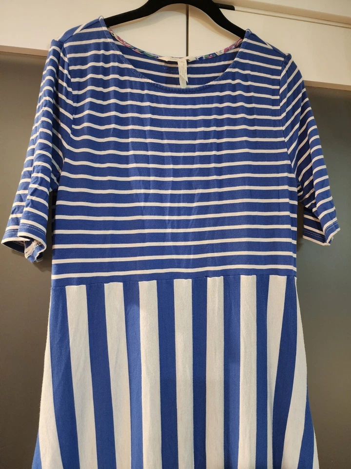 Matilda Jane The Road Ahead 条纹长裙 M 码女式弹力 — 第 2/4 张图片