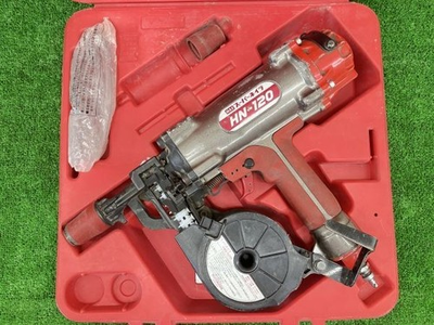 #ad Max HN 120 Super Nailer High Pressure Concrete Red Pin Nailer Working Tested $259.90