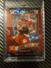 2021 Panini Prizm Draft Picks - Crusade Trevor Lawrence #161 Red Ice Prizm (RC)