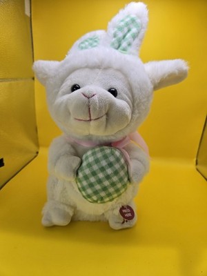 Cuddle Barn Leapin Lucy Sheep Plush Peter Cottontail 11  Singing Animated Easter