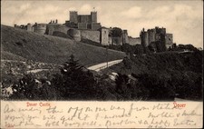 Dover Castle Dover England vintage UDB postcard a156