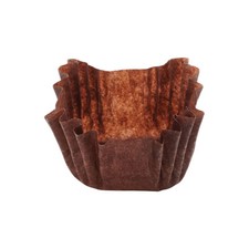 1000pz Pirottini Muffin Carta Forno Quadrati 3.5x3.5xH1.75 cm – Marroni