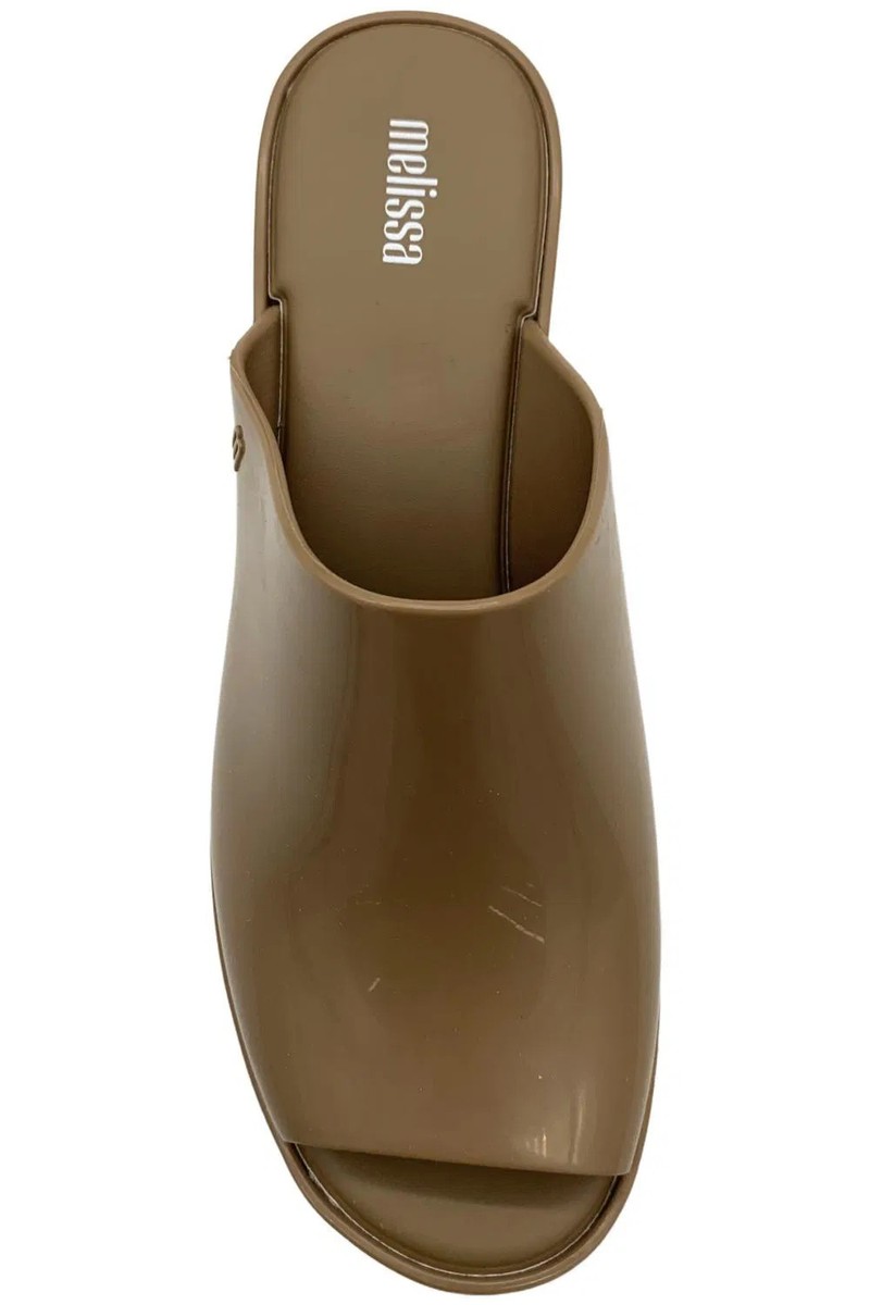 melissa ベージュ オープントゥミュール Melissa Women's Mule II Slip-On Heeled Mules Beige | eBay