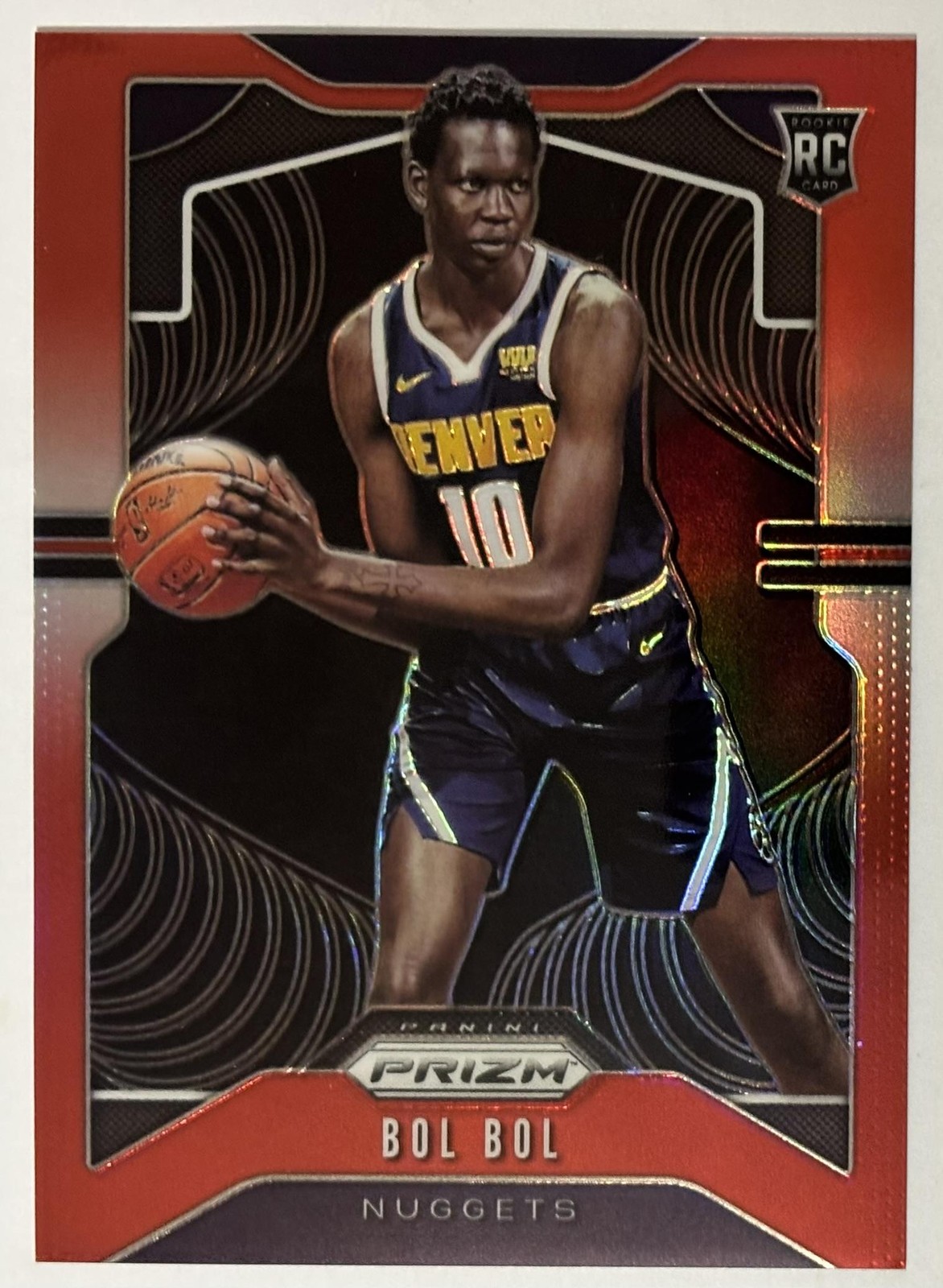 Bol Bol 2019-20 Panini Prizm Prizms Red #282 #/299 - Denver Nuggets